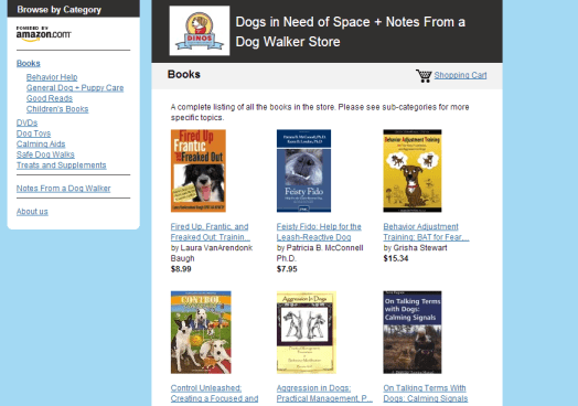 Notes from a Dog Walker Store