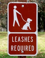 leash sign