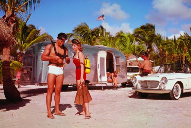 Oh, we're just hanging out in giant white drawers and scuba gear. How's your summer going? source
