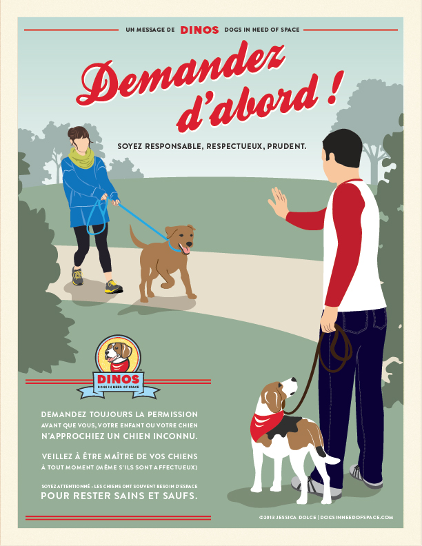 DINOS PSA poster French